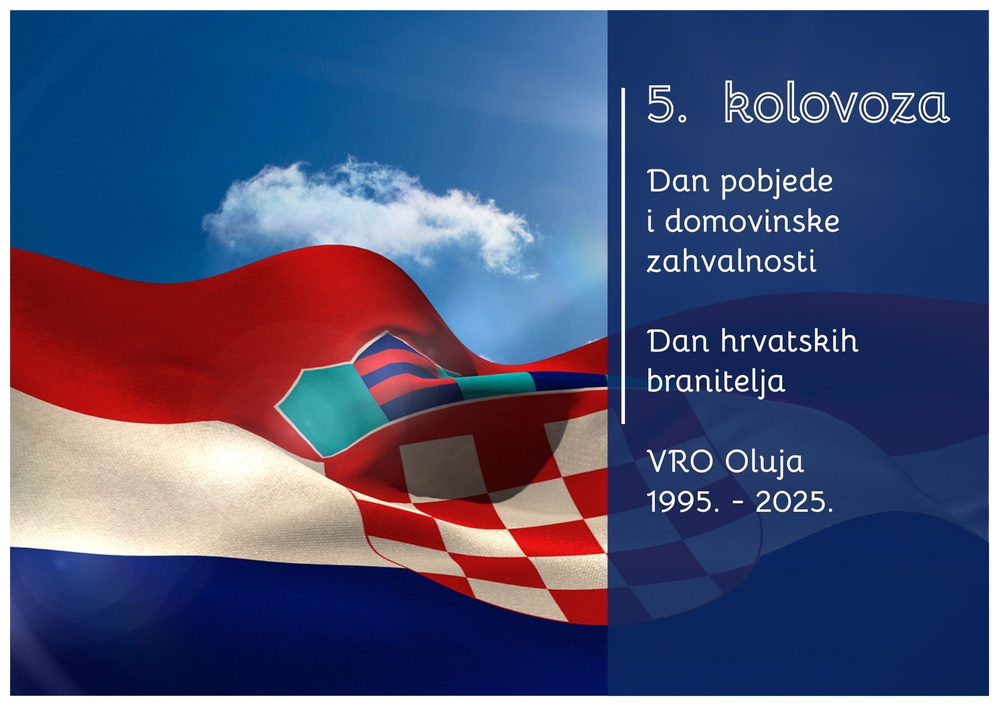 Dan pobjede i domovinske zahvalnosti i Dan hrvatskih branitelja